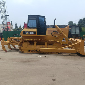 รถดันดินตีนตะขาบ Caterpillar D6G มือสองจากญี่ปุ่น ปี 2023 เครื่องยนต์ CAT 3306 พร้อมปั๊มมอเตอร์ รถดันดินขนาดกลาง พร้อมริปเปอร์ สำหรับงานก่อสร้าง - Product Image 1