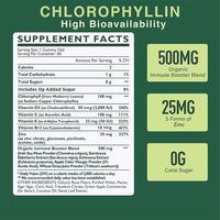 Complément alimentaire en gommes à la chlorophylle de mûrier, végétalien, sans sucre, 15-en-1, marque privée OEM, pour la peau, l'immunité et la désodorisation buccale