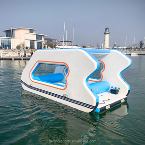 Nouvelle Maison Flottante Gonflable 2026 pour Croisière de Luxe, Design Ponton Pliable 4,5M avec Structure Semi-Rigide et Option Solaire - Product Image 3