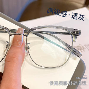 Monturas de Gafas de Titanio Fishon 50192, Rectangulares, Media Montura, Ligeras, Unisex, Hechas en Danyang - Product Image 3