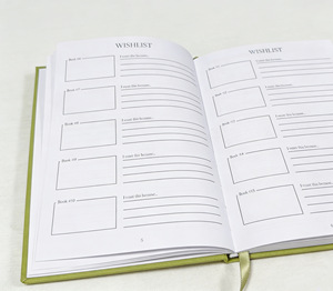 Diario di Lettura Personalizzato in Lino Verde Salvia con Copertina Rigida, Registro di Lettura per Recensioni e Monitoraggio del Progresso, Quaderno per Amanti dei Libri - Product Image 6