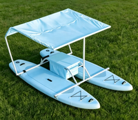 Vente flash - Catamaran gonflable à pagaies personnalisable en couleur avec pare-soleil, bateau à moteur électrique pour loisirs aquatiques