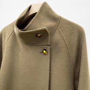 <span class=keywords><strong>Manteau</strong></span> long en laine pour <span class=keywords><strong>femme</strong></span> Boying, nouveau style, avec col montant en cachemire double face et fermeture simple boutonnage, idéal pour l'automne et l'hiver - Product Image 6