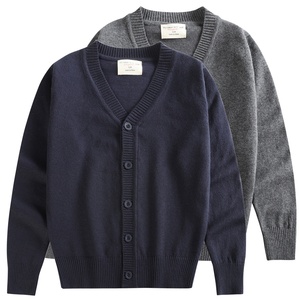 Cardigan en tricot assorti pour toute la famille, <span class=keywords><strong>pull</strong></span> unisexe à manches longues pour l'école, pour garçons et filles, tailles du nourrisson au adolescent - Product Image 1