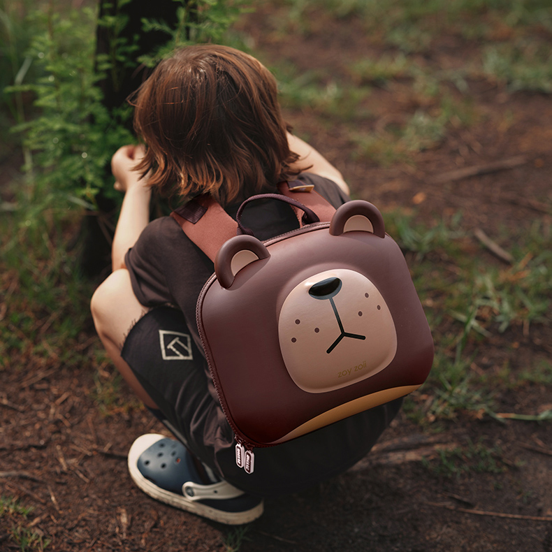 Willikiva Kinderrucksack Mit Süßem Bären-Design – In 3 Größen Für Kindergarten, Schule & Freizeit