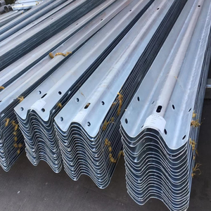 PiPe Round Pipe <b>Post</b> W-Beam Highway Guardrail M50 Impact Rating Hot-Dip Galvanized Steel Traffic Barrier - Product Image 6