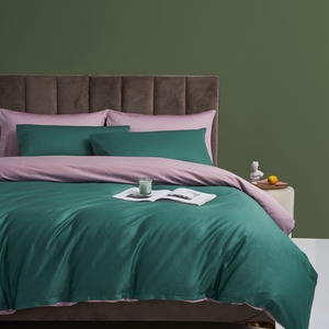 Parure de lit moderne 60S, housse de couette 100% coton biologique texturé, doux pour <span class=keywords><strong>la</strong></span> peau, respirant, durable, confortable, imprimé 300tc - Product Image 3