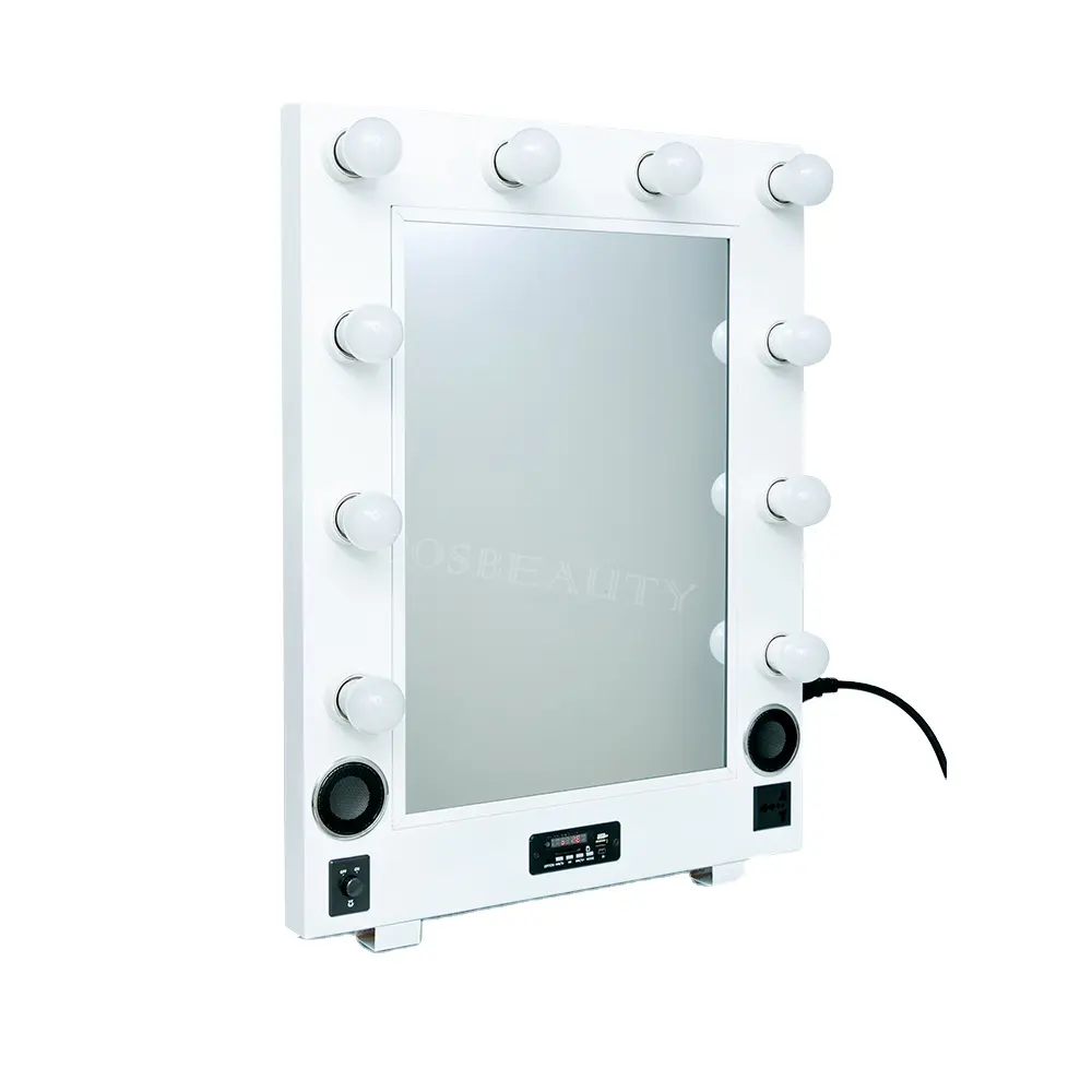 Wholesale Cosmetic Mirror With LED Bulbs Makeup Cosmetic Round Mirror Cosmetic Mirror With Light