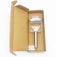 Fourche à désoperculer réglable en acier inoxydable Honey Keeper, coupe-cire double aiguille, outil multifonctionnel pour apiculteur