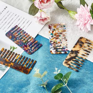 Peine de Pelo Acrílico Antiestático Ajustable de Alta Calidad, Peine de Pelo Portátil de Acetato de Celulosa para Salón, Peine de Pelo de Ácido Acético con Logotipo Personalizado - Product Image 5