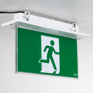 Salida Double Faces Batterie Led <span class=keywords><strong>Pictogramme</strong></span> d'Urgence Panneau de Sortie - Product Image 2