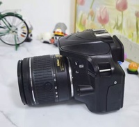 Appareil photo numérique reflex compact de haute qualité D3400 Kit avec objectif 18-55 mm 24 MP Prise de vue en continu à 5,0 ips