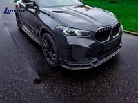 Kit de Mejora para Automóvil Compatible con BMW X6 G06, Estilo PK Modificado, Alerones Delanteros de Fibra de Carbono Seca, Aletas Delanteras