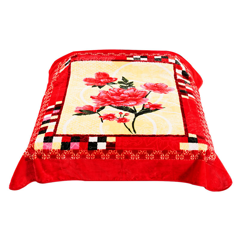 สีแดง/ลายดอกไม้ + ลายสก๊อต