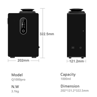 Diffuseur d'air d'arôme commercial série Q HVAC 1000ml Machine de parfum de CVC d'huile essentielle sans eau de haute capacité pour les ménages d'hôtel