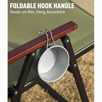 Mug à bière Sierra en acier inoxydable 304, 350 ml, léger, avec sac de transport isolé, poignée pliable, tasse de camping, randonnée en plein air, pique-nique