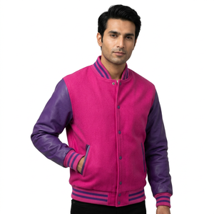 Nouvelle veste universitaire d'automne pour homme, veste de baseball décontractée ample, manteau imprimé, veste bomber pour homme - Product Image 1
