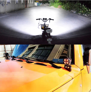 2020 nueva llegada 40W LED Lámpara de trabajo <span class=keywords><strong>3</strong></span> pulgadas punto cuadrado luz Auto coche luz accesorio - Product Image 5