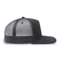 Casquettes de camionneur Richardson 112 en sergé de coton à 6 panneaux, personnalisées OEM, avec logo brodé et filet, fermeture snapback, vente en gros