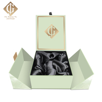 Boîtes d'emballage de produits vertes écologiques Boîte de papier d'emballage cosmétique couleur soins de la peau avec conception personnalisée imprimée
