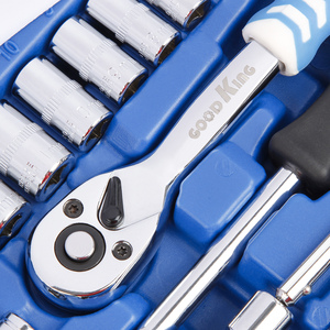 Nouvel ensemble d'outils de quincaillerie Steeltreks, fournisseur en gros d'usine, 216 pièces, clé mécanique 72 dents, jeu de douilles 1/2" 3/8" 1/4" - Product Image 5