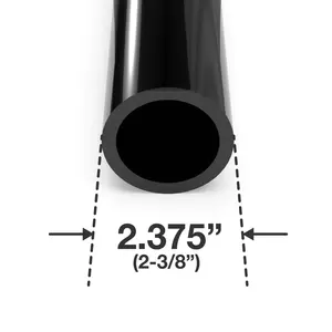 블랙 700mm 플라스틱 PVC 연결 튜브 PVC 파이프 가격