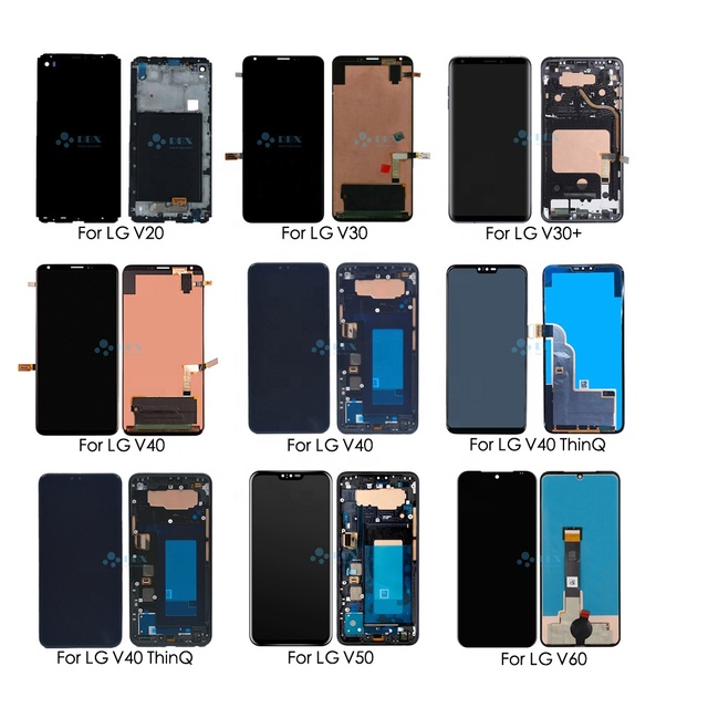 Factory Price Display Pantalla Touch Screen Digitizer Lcd Mobile Phone Lcds for LG V60 ThinQ V60 V50 V40 ThinQ V40 V30+ V30 V20
