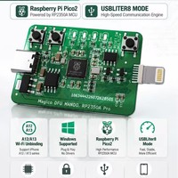 Outil de réparation DFU RP2350A Pro pour Raspberry Pi Pico2, iPhone A12/A13, déconnexion WiFi, DFU automatique, écran violet, mode USBLiter8, Plug & Play