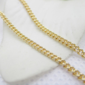 Vente en gros de chaînes gourmettes en laiton plaqué or 24 carats pour la fabrication de bijoux - Product Image 6