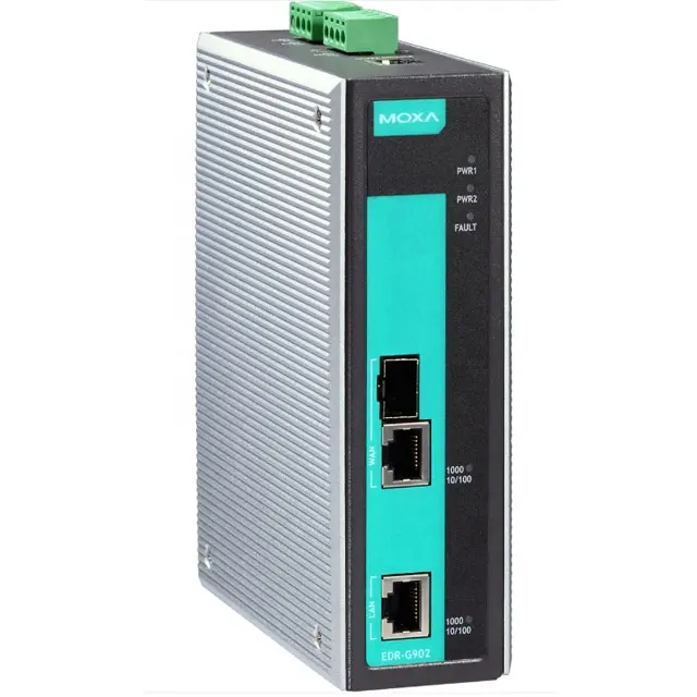 Moxa Router an ninh công nghiệp tích hợp tường lửa/NAT/VPN EDR-G902 EDR-G902-T