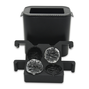 แม่พิมพ์ทำน้ำแข็งก้อนใสละลายช้าทำจากคริสตัลใสแบบไร้สาร BPA แม่พิมพ์สำหรับทำวิสกี้ค็อกเทลบูร์บอง - Product Image 1