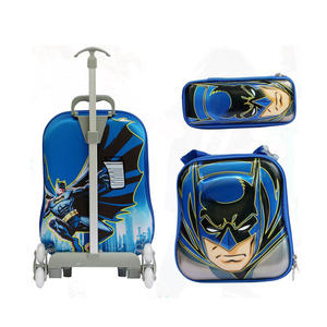 Juego <span class=keywords><strong>de</strong></span> Maletas para Niños <span class=keywords><strong>de</strong></span> <span class=keywords><strong>Marcas</strong></span> al por Mayor, Maleta Rígida Impermeable <span class=keywords><strong>de</strong></span> EVA <span class=keywords><strong>con</strong></span> Diseño 3D, 6 <span class=keywords><strong>Ruedas</strong></span>, Mochila <span class=keywords><strong>con</strong></span> <span class=keywords><strong>Ruedas</strong></span> para Primaria - Product Image 2