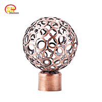 Décoration de maison de luxe à Dubaï, rail de rideau double de haute qualité, tringle à rideau double, embouts de tringle à rideau, rails de stores enrouleurs, fer doré