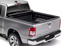 Couvercle de tonneau pliant enroulable manuel rétractable 4x4 personnalisé pour Dodge Ram 1500/2500/3500 cuir souple étanche et verrouillable