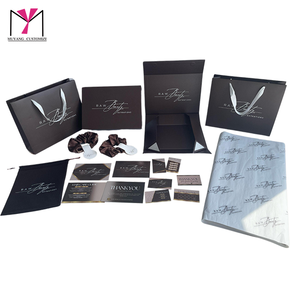 Cajas para Pelucas de Cabello Humano con Logotipo Personalizado en Oferta, Juego de Cajas para Pelucas con Bolso de Mano, Bolsa de Satén para Pelucas, etc. - Product Image 1