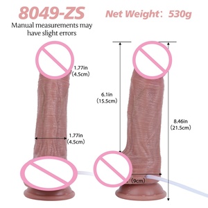 SXXY 21.cm Length 4.5cm Diameter Silicone <b>Dildo</b> with Suction Cup Realistic Squirting <b>Dildo</b> Anal <b>Dildo</b> Artificial Penis for Women - Product Image 2