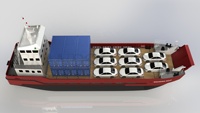 Grandsea Navire porte-conteneurs de 120 pieds à vendre - Constructeur de navires chinois
