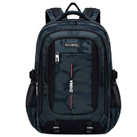 Sac à dos scolaire pour enfants et adolescents en nylon de haute qualité avec logo personnalisé, bretelles à coussin d'air, fermeture éclair durable