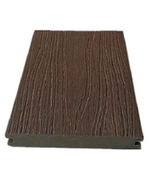 Plancher de terrasse en WPC extérieur, design moderne, antidérapant, écologique, imperméable, brossé, technique d'assemblage par emboîtement, 138*22.5mm
