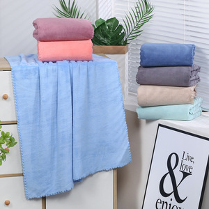 Toalla de Baño Carlota 70x140cm de Microfibra Absorbente y Gruesa, Toalla de Playa para Adultos, con Logotipo Personalizable, para Regalo - Product Image 4
