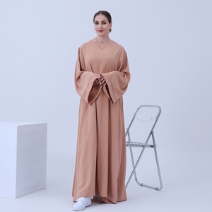 Loriya AliExpress ชุดเสื้อคลุมขนาดใหญ่สำหรับผู้หญิง, ชุด LR363สไตล์ตุรกีตะวันออกกลางสีล้วนสำหรับเสื้อผ้าฤดูร้อน - Product Image 6