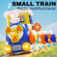 Produits Tendances 2026 Nouveautés : Ensemble de Jouets Électriques Train Musical pour Bébé (0-24 Mois) – Entraînement à la Coordination Oeil-Main