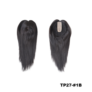 Intégration 100% Cheveux Remy Humains, Topper en Soie pour Femmes, Extensions de Cheveux de 14 Pouces pour une Légère Perte, Remplacement, Design en Filet de Pêche - Product Image 4