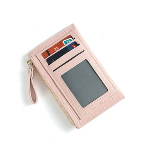Portefeuille pour femme en cuir PU avec fermeture éclair, motif bonbon, porte-cartes, couleur personnalisable - Product Image 2