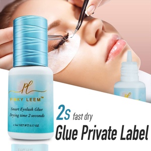 Pinky Leem Custom Private Label 1-2 Second Dry 8 Weeks Retention Eyelash <b>Glue</b> 5ml Eyelash Extension <b>Glues</b> - Product Image 2