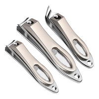 Offre Spéciale 1/2 en 1 ensemble de manucure en acier inoxydable ensemble de coupe-ongles Kit de toilettage outils de coupe-ongles pour la maison