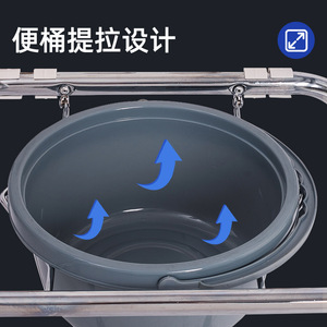 KS Foldable <b>Commode</b> Chair For Seniors And Pregnant Women With Thickened Steel Pipe And Non Slip Foot Pads - Product Image 3