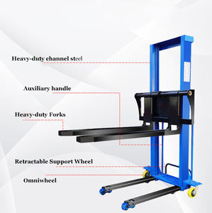 A1.0 Handmatige Hydraulische Vorkheftruck Handkruk Voetpedaal Hefmachines Reparatiewerkplaatsen Pallet 2 Ton 1.6 Meter 3 Ton - Product Image 5