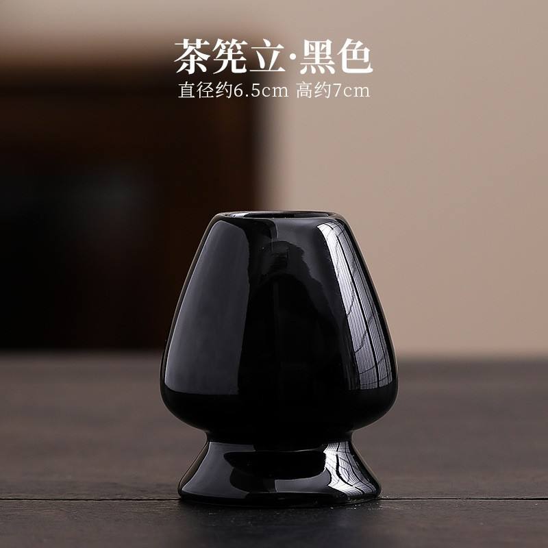 ชาปัดยืน-สีดำ (มันวาว)