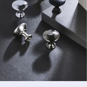 Zinc alloy single-hole round pull handle solid and thickened cabinet door kitchen drawer handle wardrobe door handle - Product Image 2